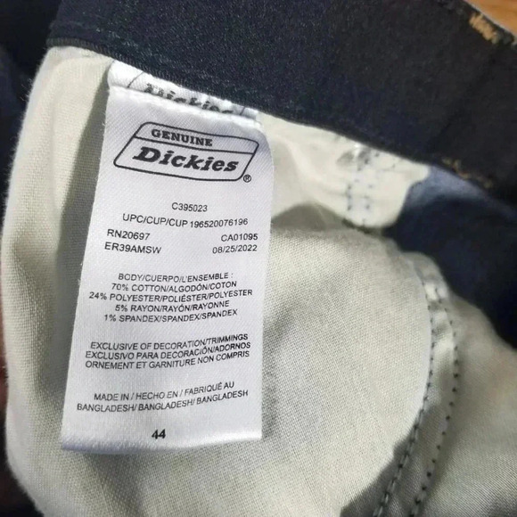 Dickies Flex Men's Denim Jean Shorts Sz 44 - Picture 7 of 7